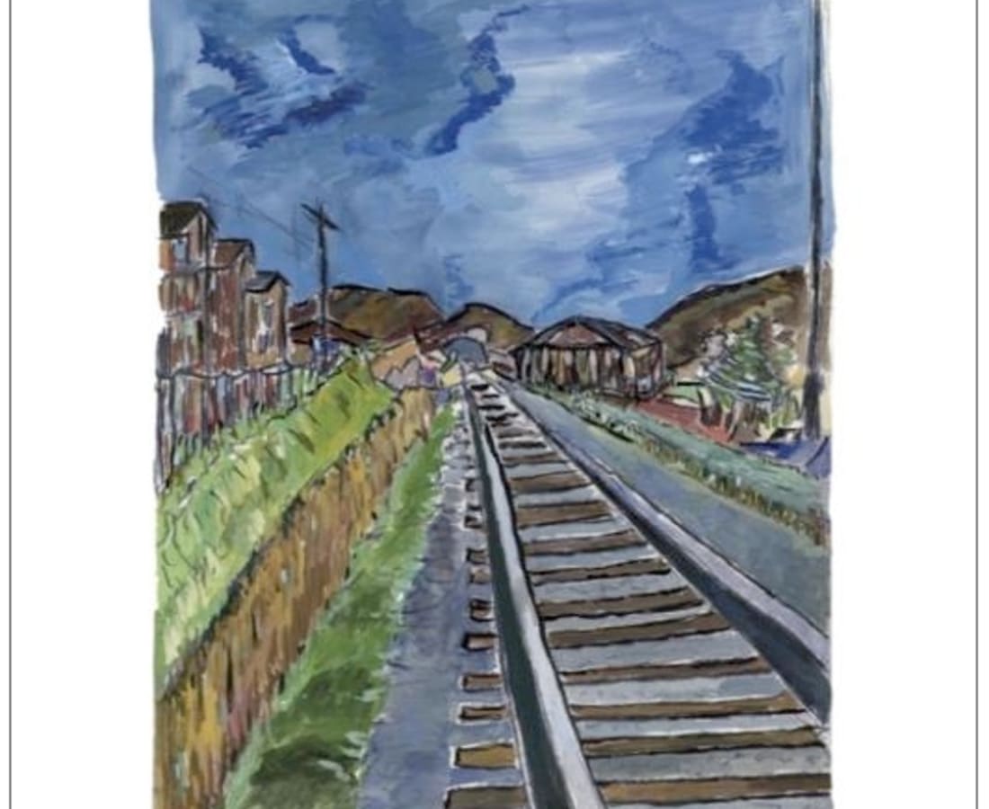 Bob Dylan, Train Tracks (blue), 2010