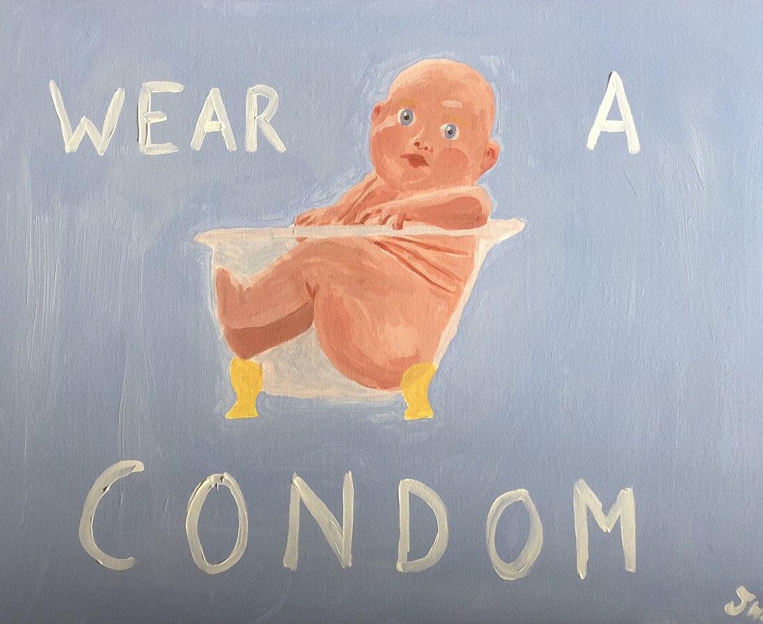 Joe Lycett, Wear a Condom, 2019
