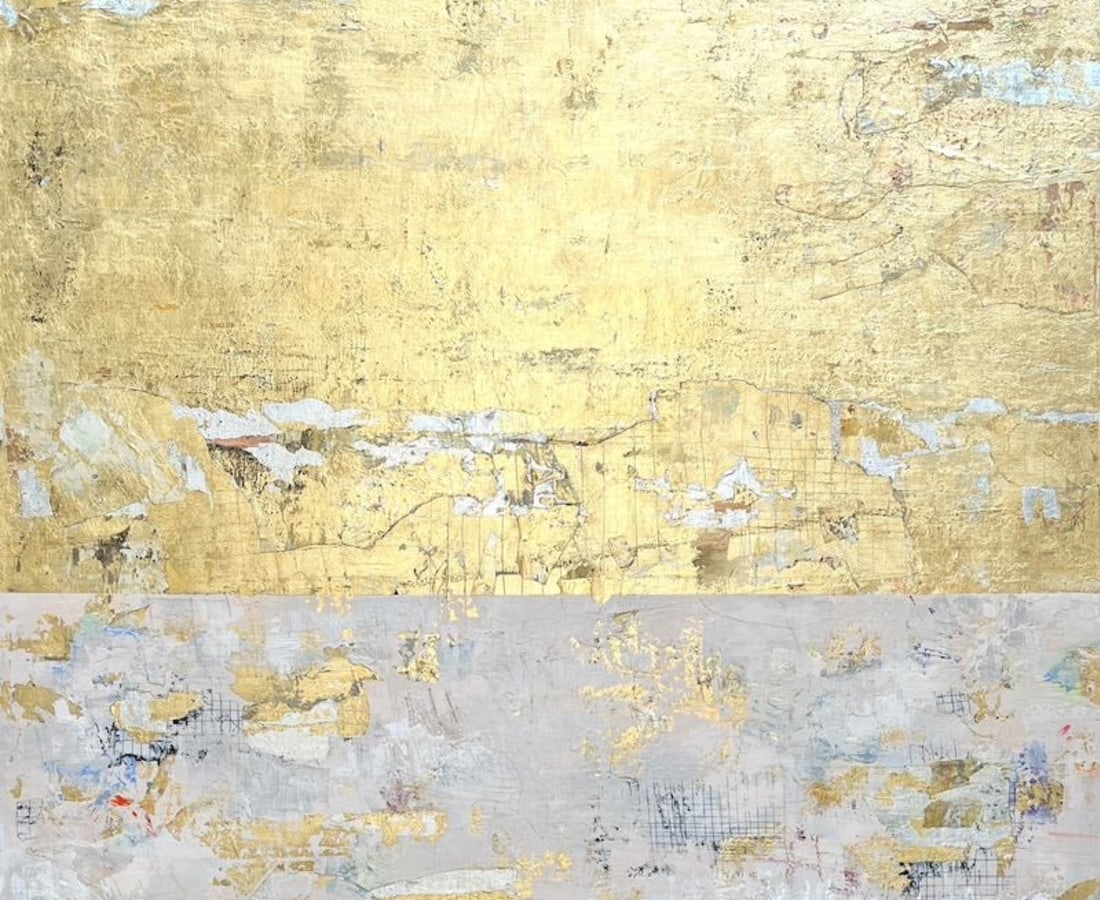 Takefumi Hori, Gold and Colour CXIX, 2022