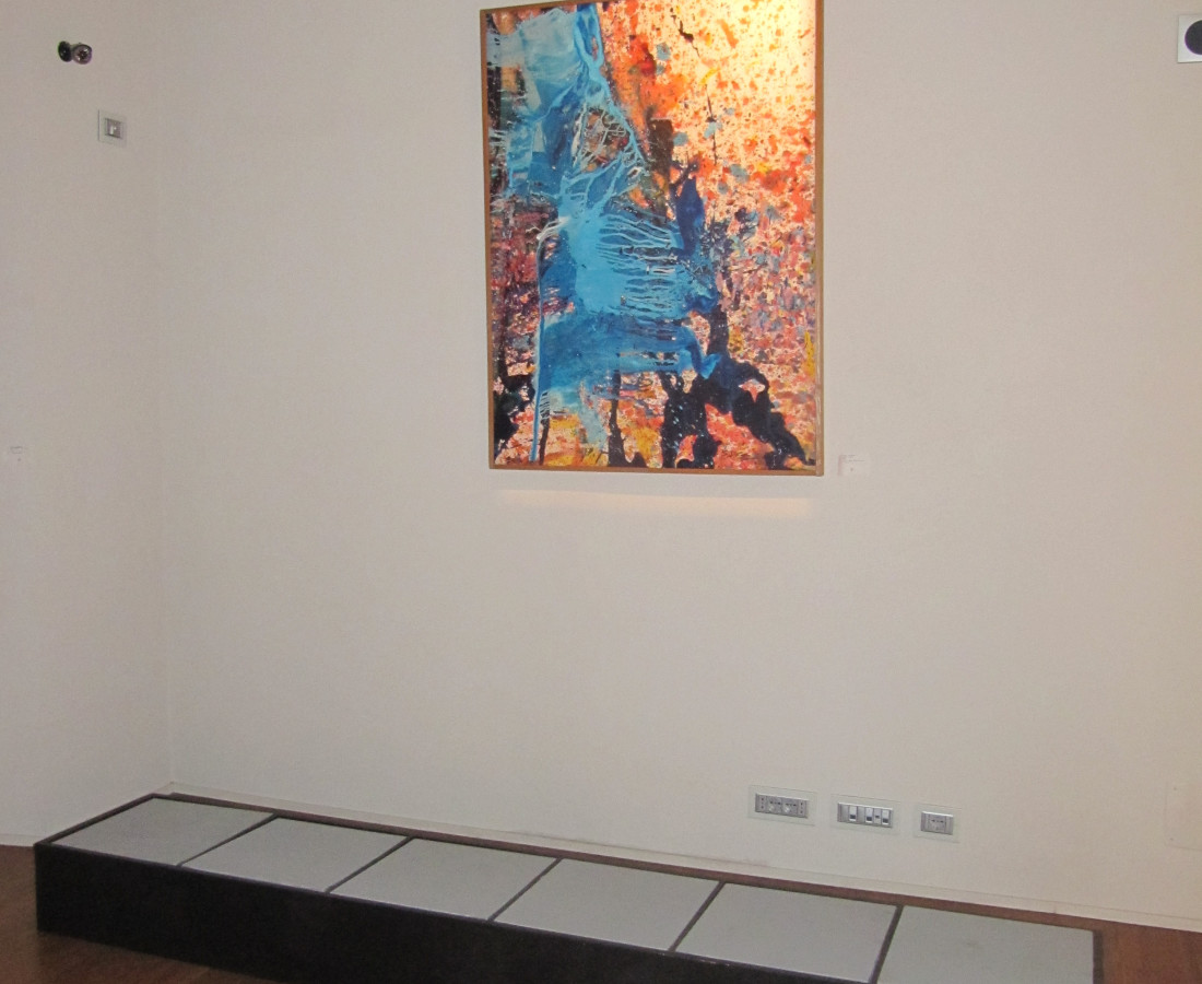 Massimo Kaufmann, Shozo Shimamoto, Hermann Nitsch, Yang Maoyuan, Matteo Negri : Duepuntiacapo – ABC-ARTE Contemporary art Gallery – 2013 Exhibition view - zoom for more details