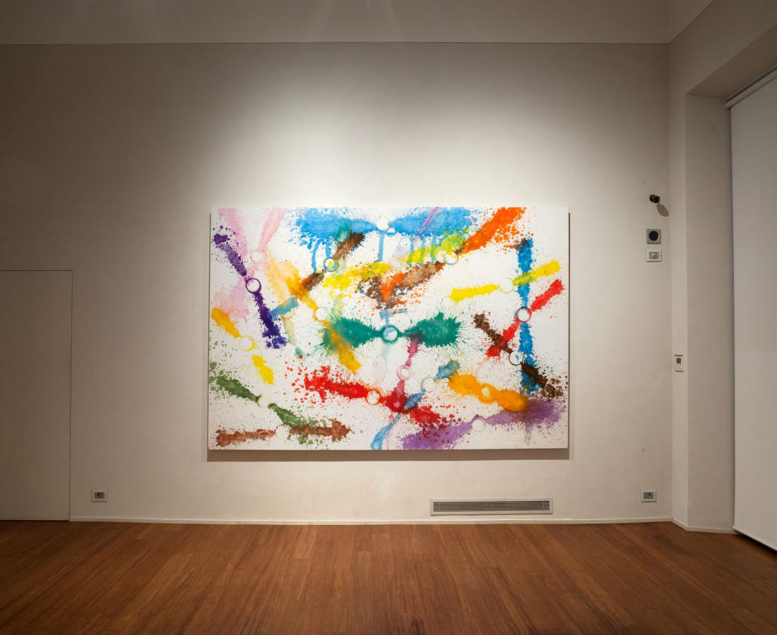 Massimo Kaufmann, Matteo Negri, Gabriele Picco, Roberto Pietrosanti : Un pallino in testa – ABC-ARTE Contemporary art Gallery – 2013-2014 Exhibition view - zoom for more details