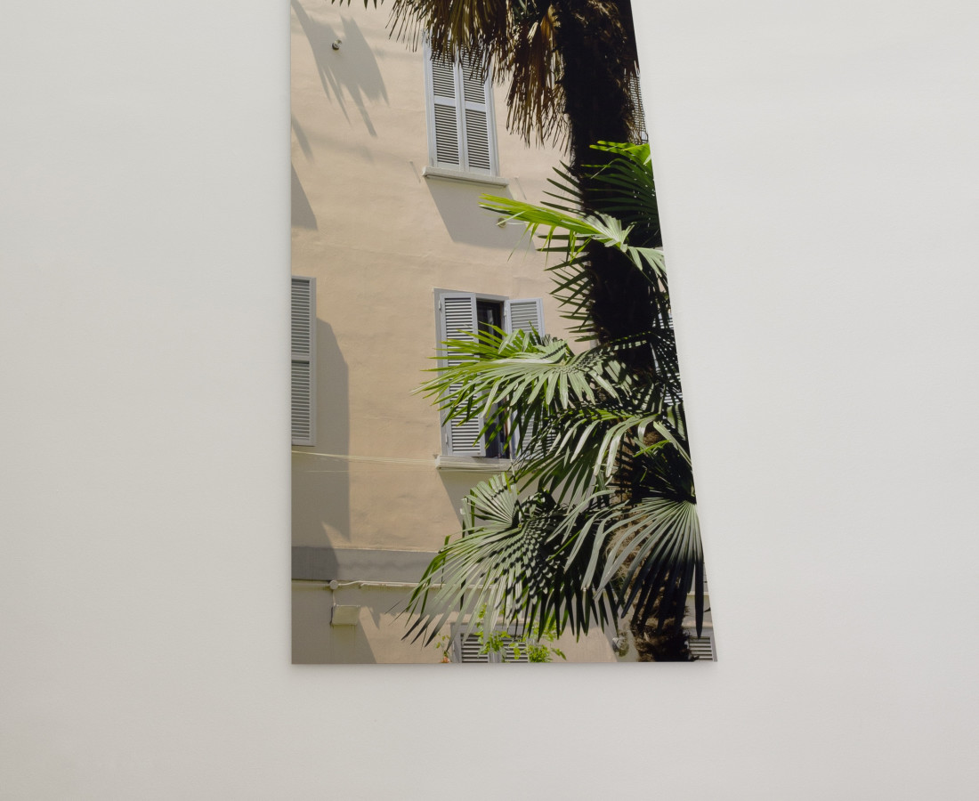 Mauro Vignando: foto print on aluminium sheet, 2015, 250 x 80 cm