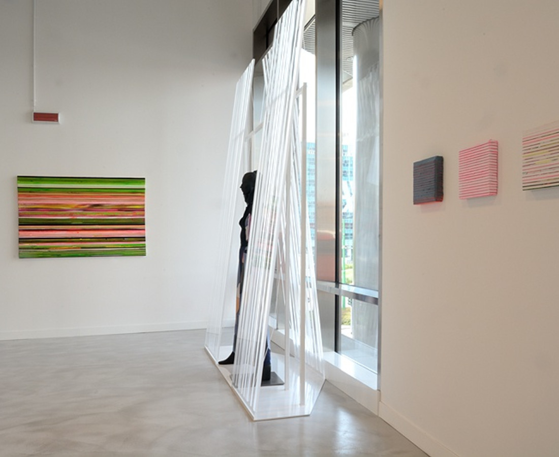 Paolo Bini: Behind the visible – ABC-ARTE Contemporary art Gallery – 2015 Black green, 2015, 100 x 150 cm - 39 3/8 x 59 1/8 in, acrilico su nastro carta su tela Metal, 2015, 24 x 24 cm - 9 1/2 x 9 1/2 in, acrilico su nastro carta su tela Monochrome, 2015, 24 x 24 cm - 9 1/2 x 9 1/2 in, acrilico su nastro carta su tela Monochrome, 2015, 24 x 24 cm - 9 1/2 x 9 1/2 in, acrilico su nastro carta su tela