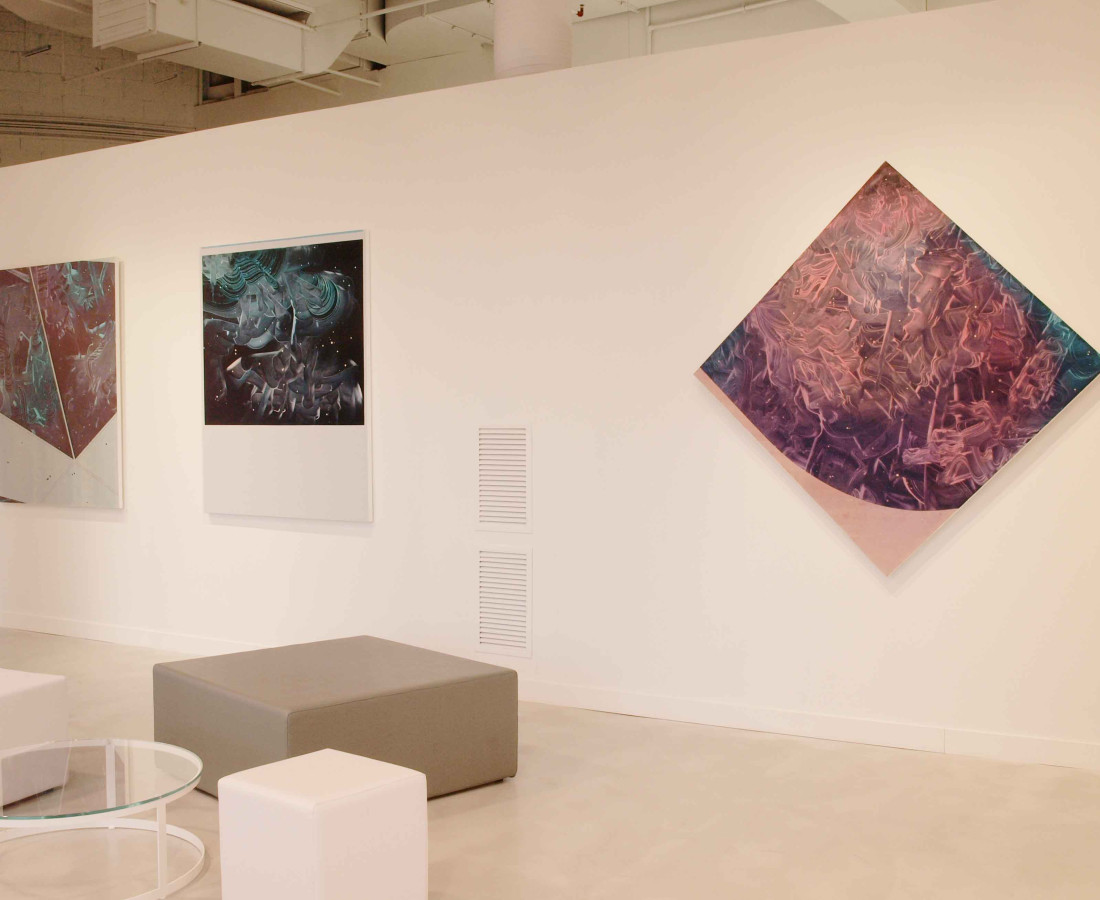 Patrick Tabarelli: Ubiquity – ABC-ARTE Contemporary art Gallery – 2015 Schlafli Attribute, 2012, 150 x 120 cm - 59 1/8 x 47 1/4 in, olio e alchidico su tela Torque Torquoise, 2012, 150 x 120 cm - 59 1/8 x 47 1/4 in, oilo, alchidico, gel acrilico su tela Dream Toolkit, 2012, 120 x 120 cm - 47 1/4 x 47 1/4 in, olio e alchidico su tela