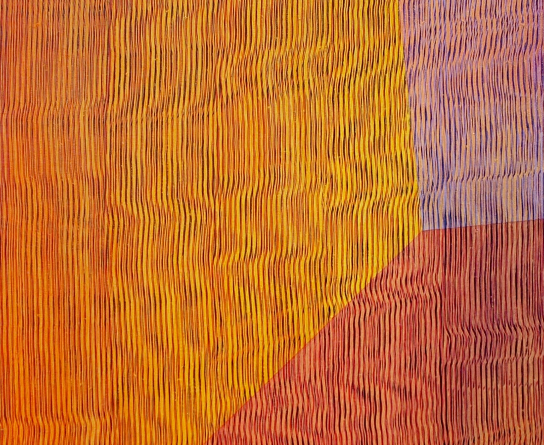 Patrick Tabarelli: Zero-Om, 2014, 60 x 35 cm, olio e alchidico su tela