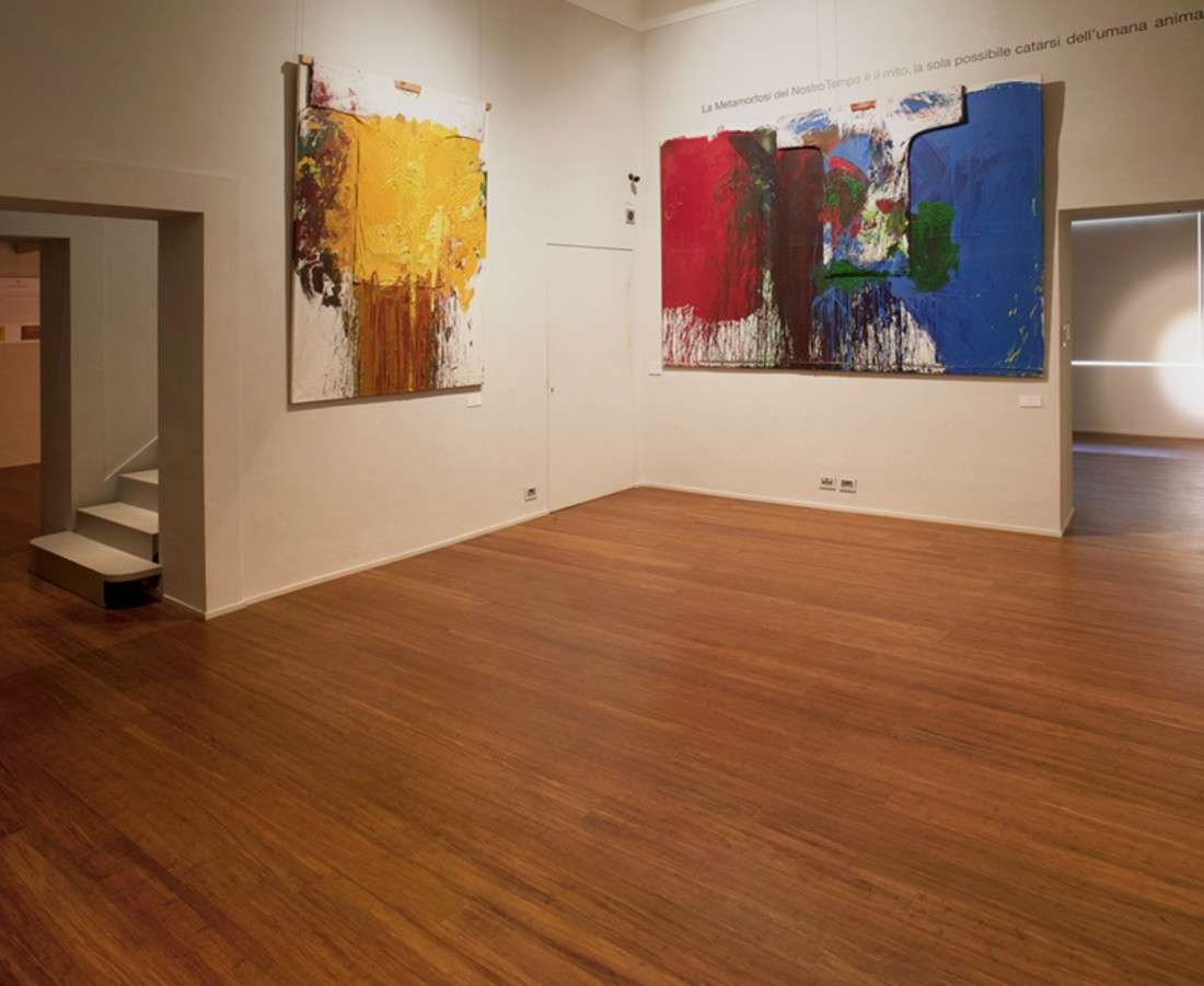 Hermann Nitsch: Colors on Stage - ABC-ARTE Contemporary art Gallery - 2015 Untitled, 2006, 200 x 150 cm, 78 3/4 x 59 1/8 in, tecnica mista Z_VI_2, 2007, 200x300 cm, 78,74 x 118,11 inches inc, tecnica mista su tela