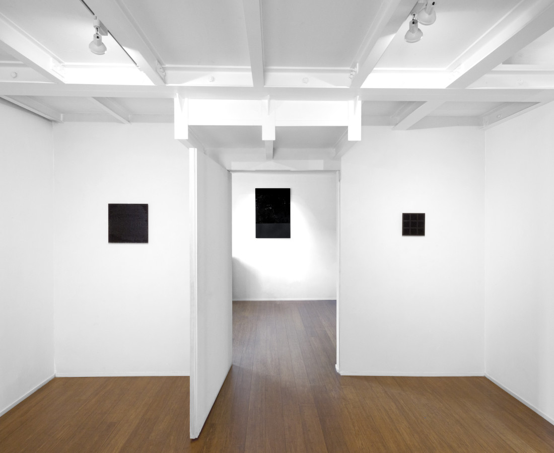 Tomas Rajlch Black Paintings 1976-79 installation view
