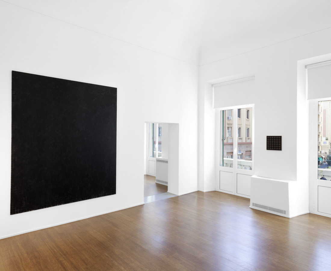 Tomas Rajlch Black Paintings 1976-79 installation view