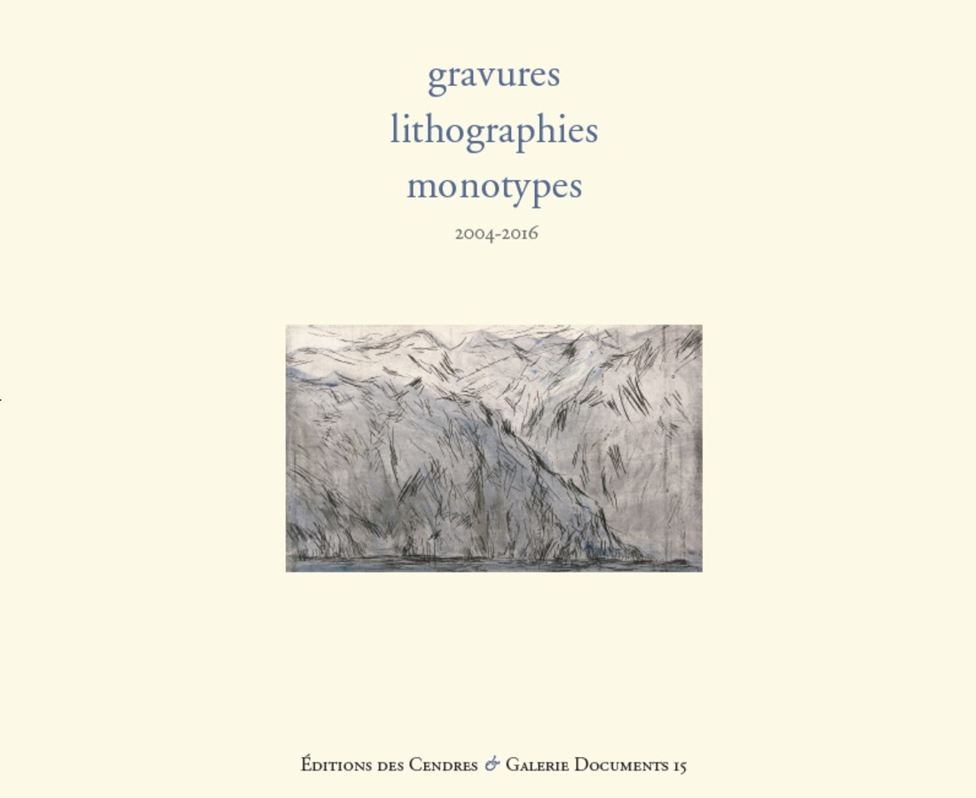 Éditions des Cendres, ASTRID DE LA FOREST - GRAVURES, LITHOGRAPHIES & MONOTYPES, 2018