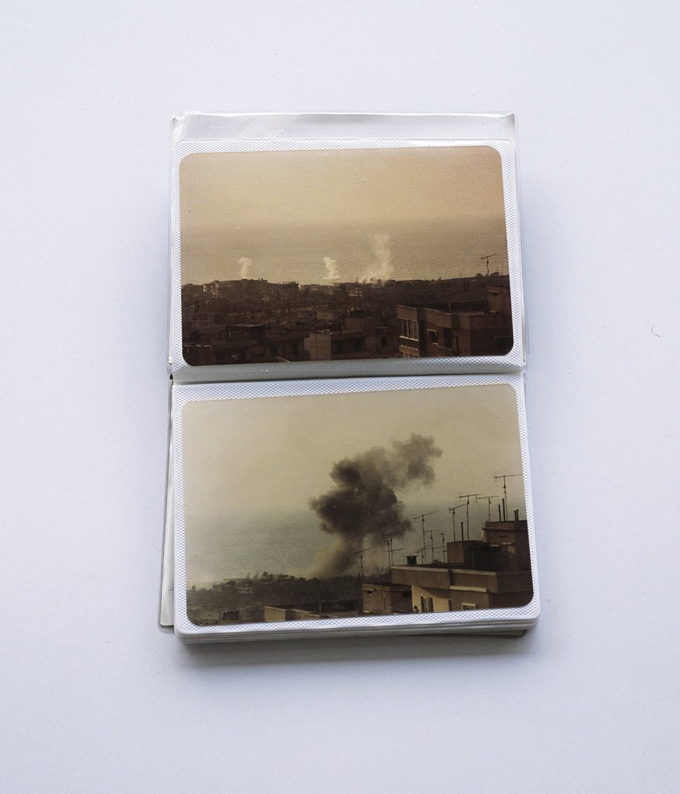 Untitled. Akram Zaatari’s mini album displaying photos of summer 1982, 2007