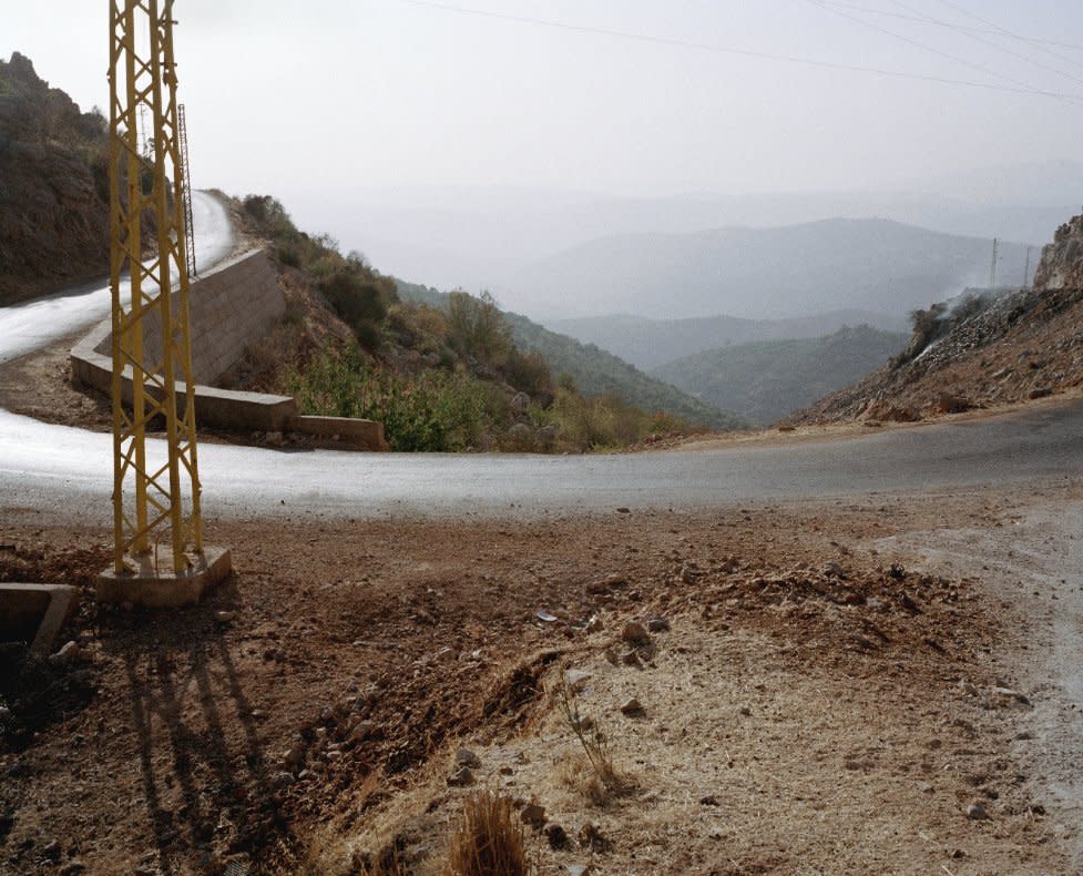 Nature Morte - Landscapes. Road linking Shuaia to Shebaa, around the valley often used by resistance fighters on their way in and out of the occupied area toward the west of Bekaa, 2007