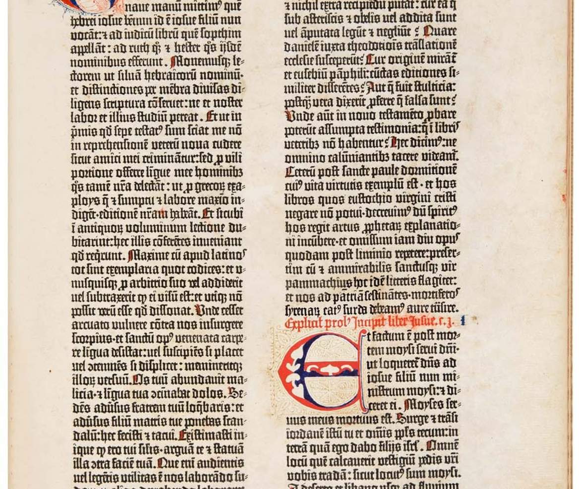 Gutenberg Bible, Book of Joshua