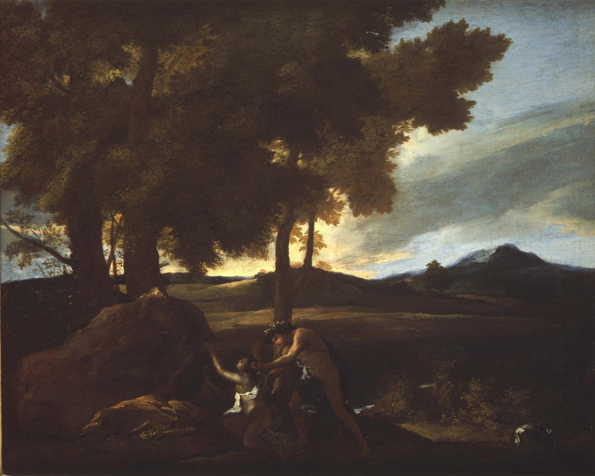 Nicolas Poussin Apollo And Daphne 1626 Robilant Voena