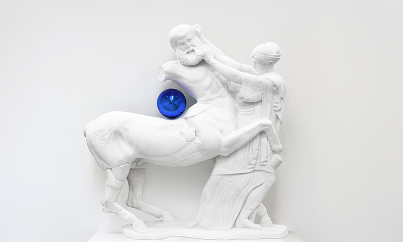 Gazing Ball (Centaur and Lapith Maiden)