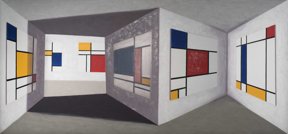 Patrick Hughes, Second Retroperspective, 1992