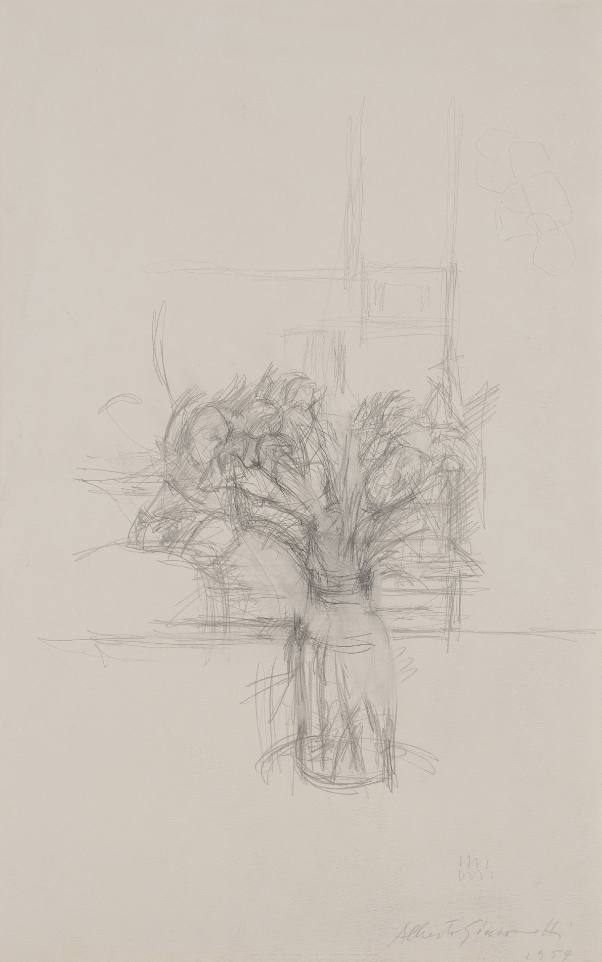 Alberto Giacometti, Nature morte aux fleurs, 1954