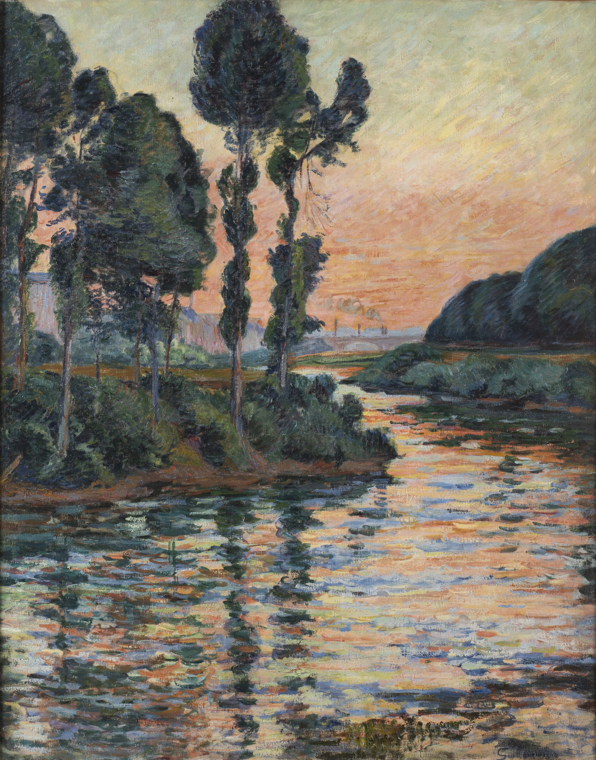 Jean Baptiste Armand Guillaumin, Coucher de Soleil à Charenton or La Seine a Charenton, 1885