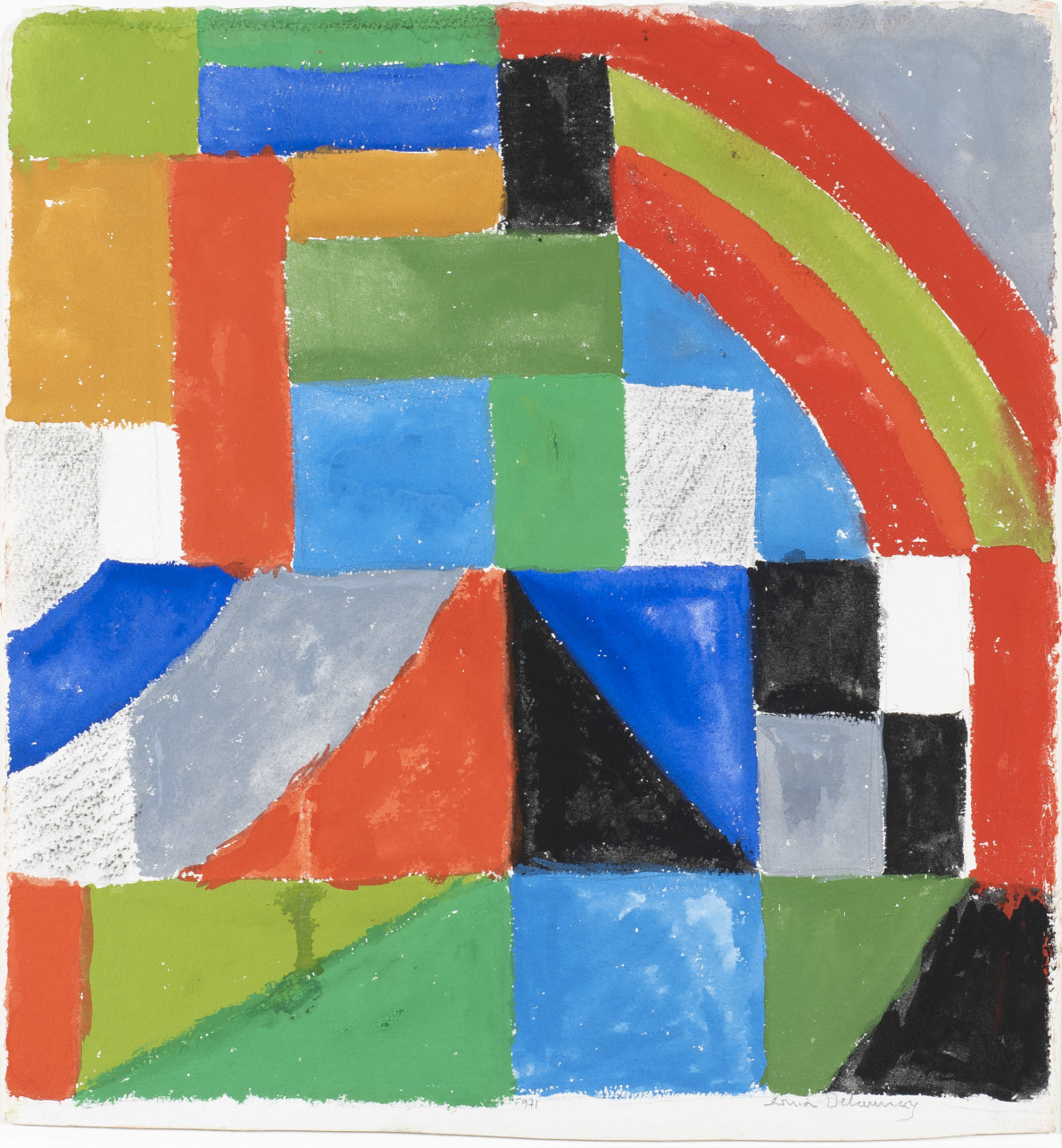 Sonia Delaunay, Rythme couleur, 1962
