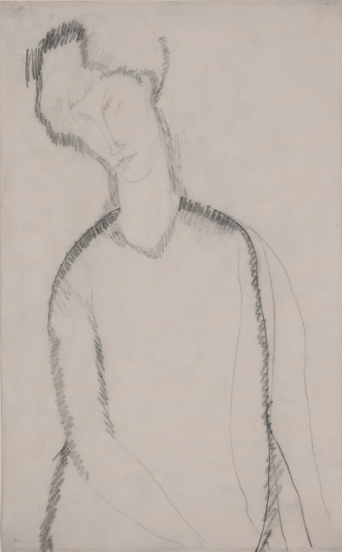 Amedeo Modigliani, Femme Assise, c. 1909