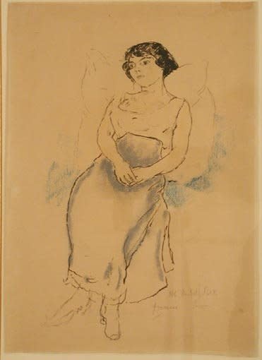 Jules Pascin, Portrait de jeune fille, 1908