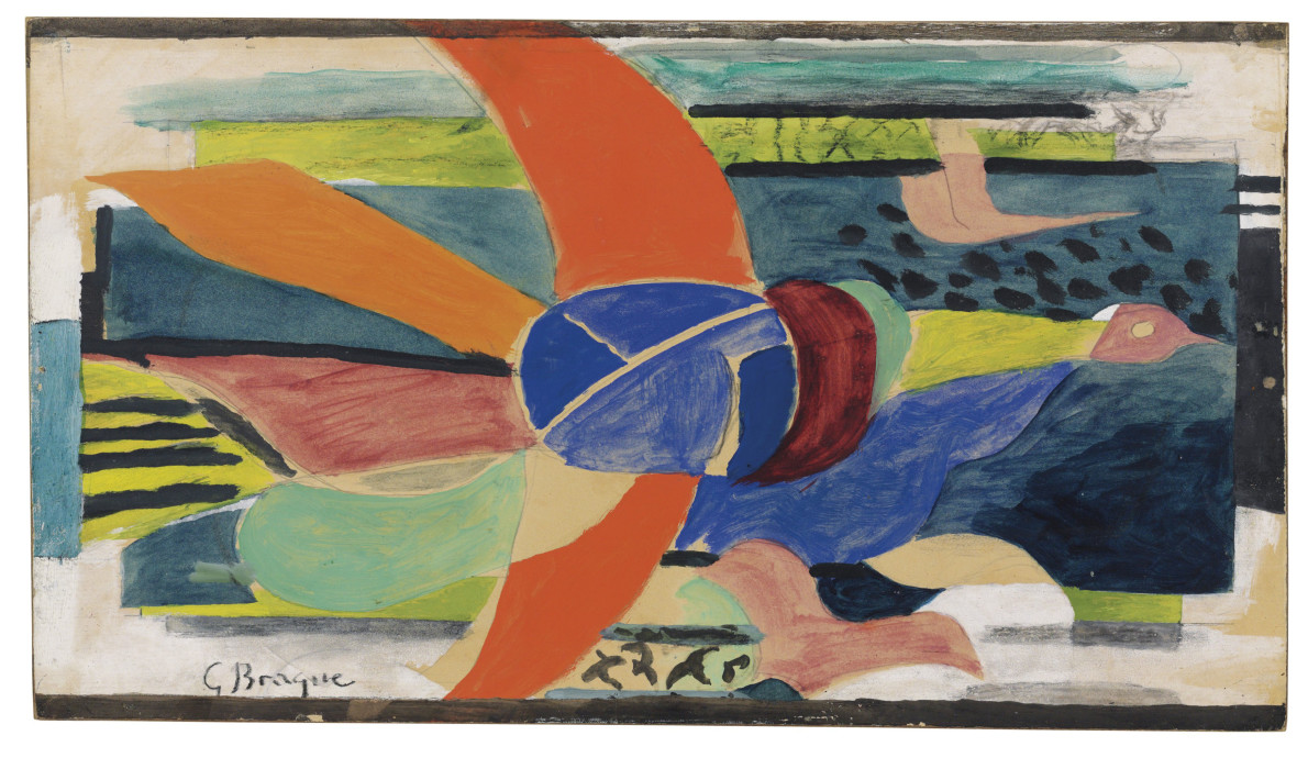 Georges Braque, L'oiseau de feu, c.1954