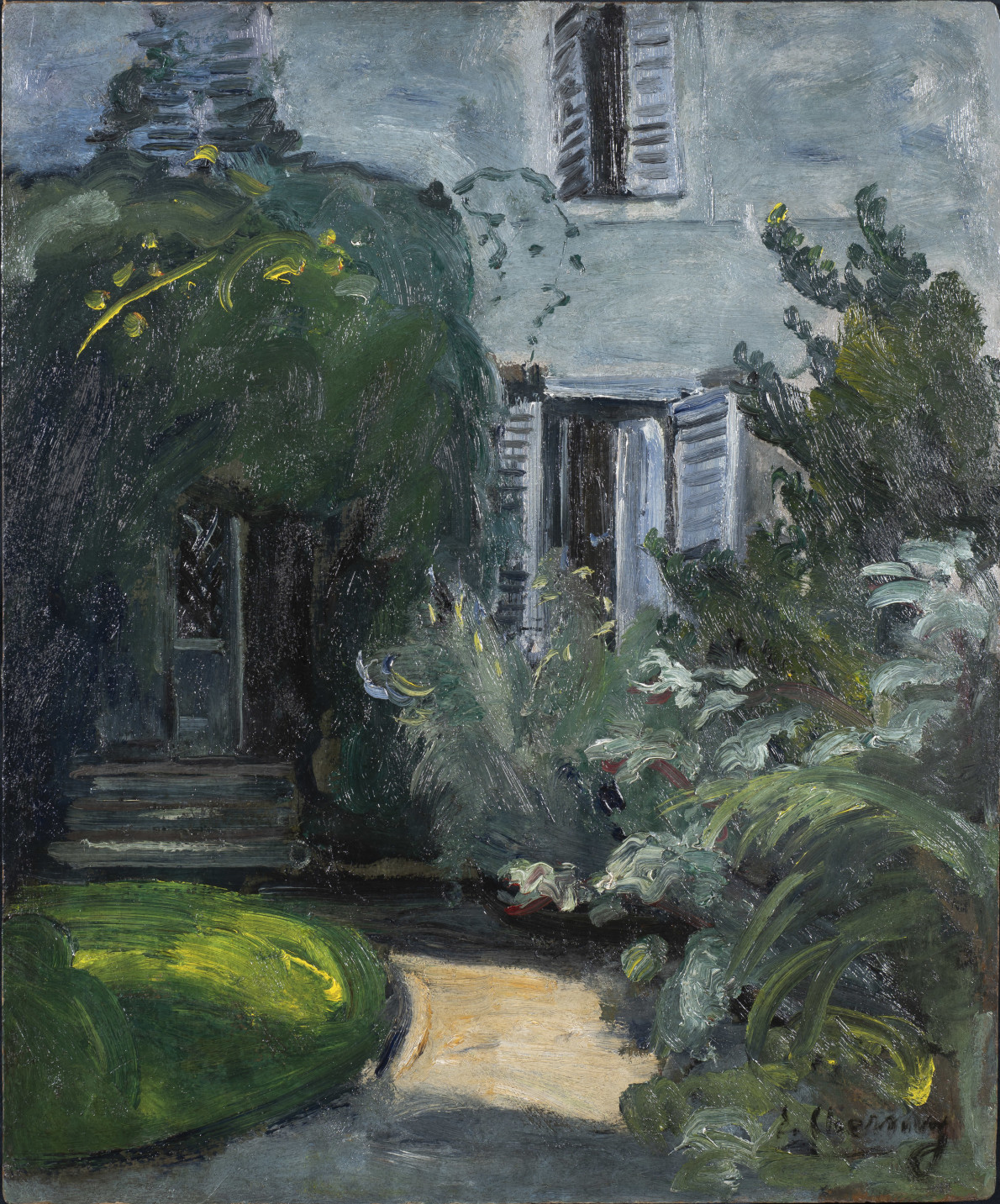 Emilie Charmy, Jardin à Ablon, c. 1921-24