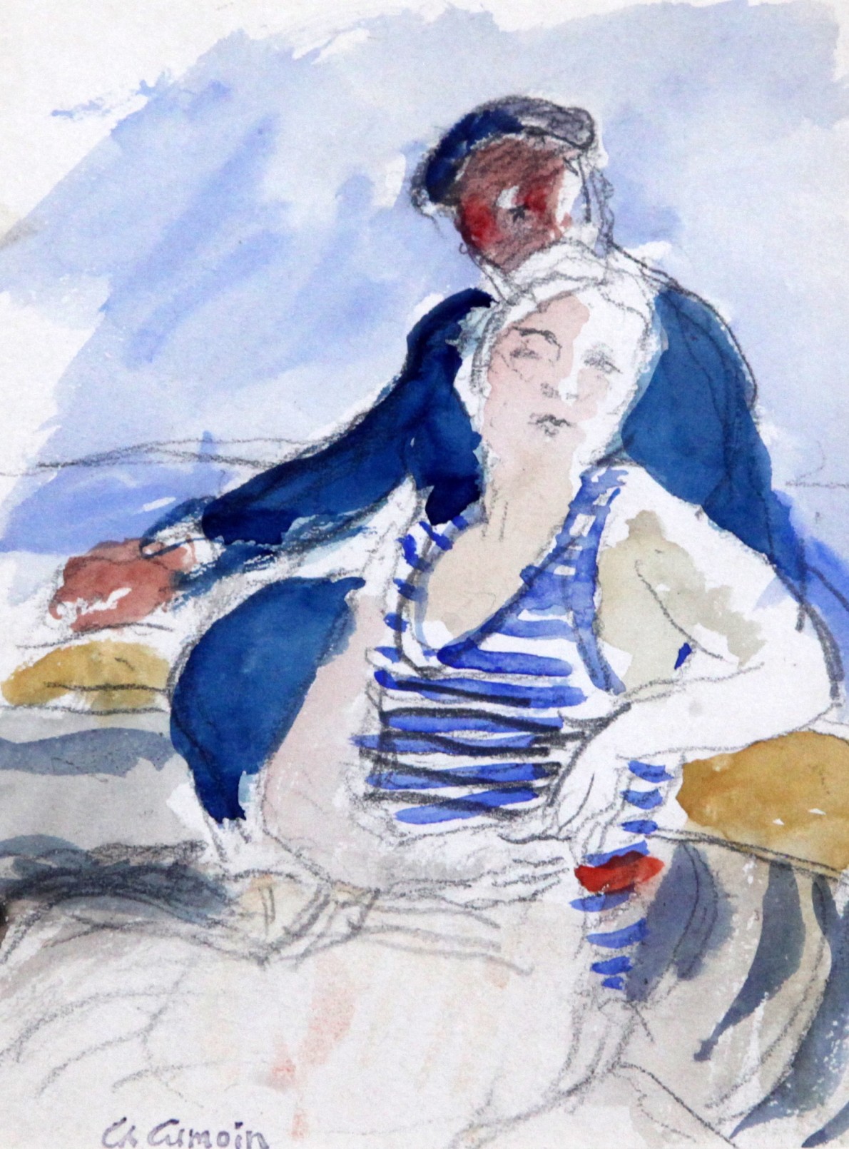 Charles Camoin, Promenade en Barque, 1932