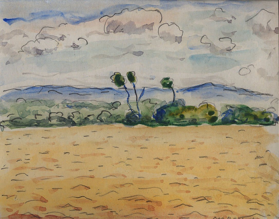 Albert Marquet, Bouleaux dans le vent, Danube, 1933