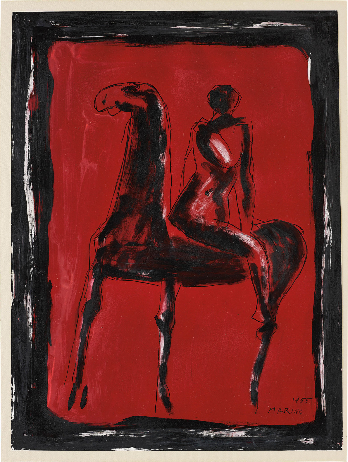 Marino Marini, Cavallo e Cavaliere, 1955