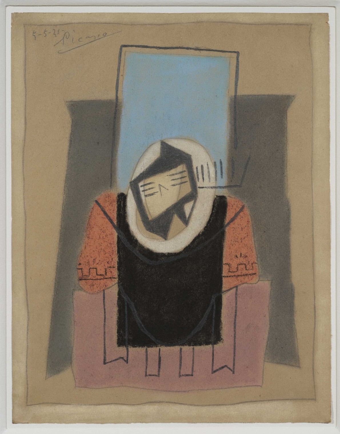 Pablo Picasso, Guitare sur une table, 1921