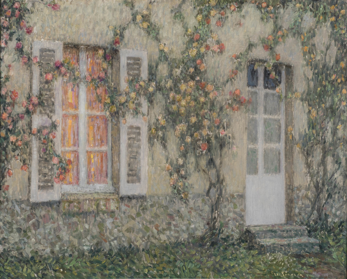 Henri Le Sidaner, La maison aux roses, Versailles, c.1931 - 1936