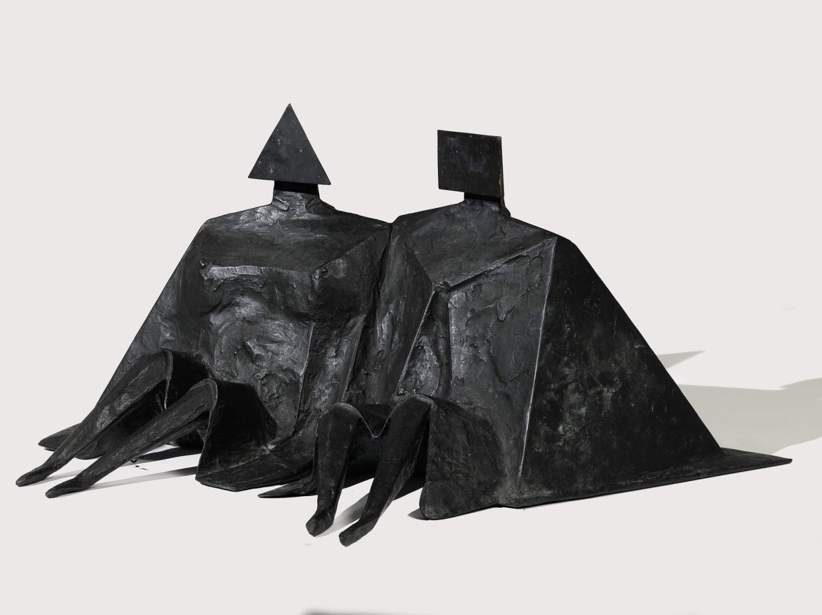 Lynn Chadwick, Sitting Couple II, 1980