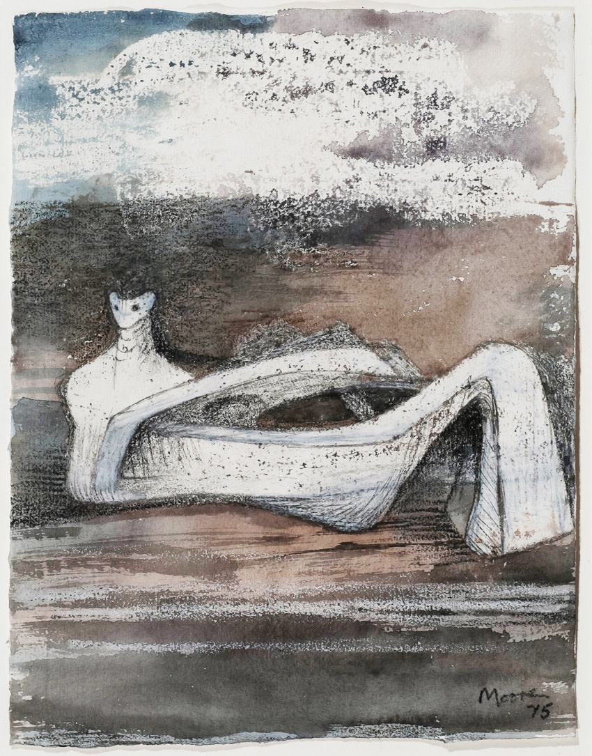 Henry Moore, Reclining Figure, 1975