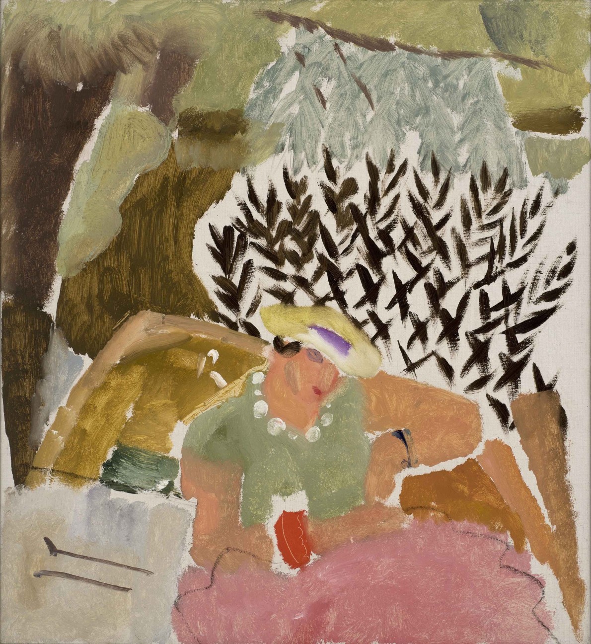 Ivon Hitchens, Boating Suffolk - Betty Bedford, 1934