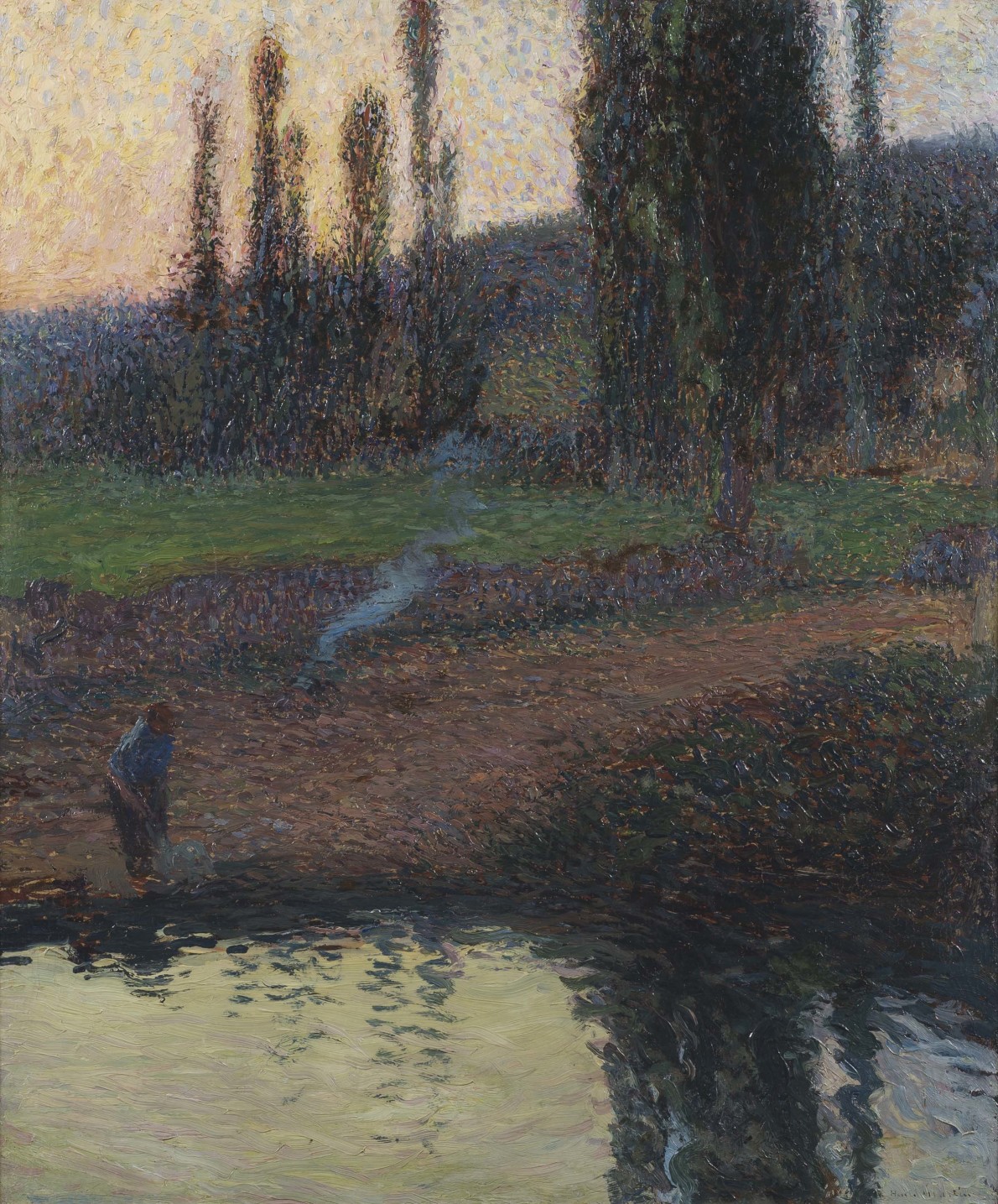 Henri Martin, Femme au Bord d’une Rivière