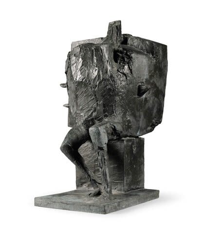 Bernard Meadows, Seated armed figure: Personnage Tres Important, 1962