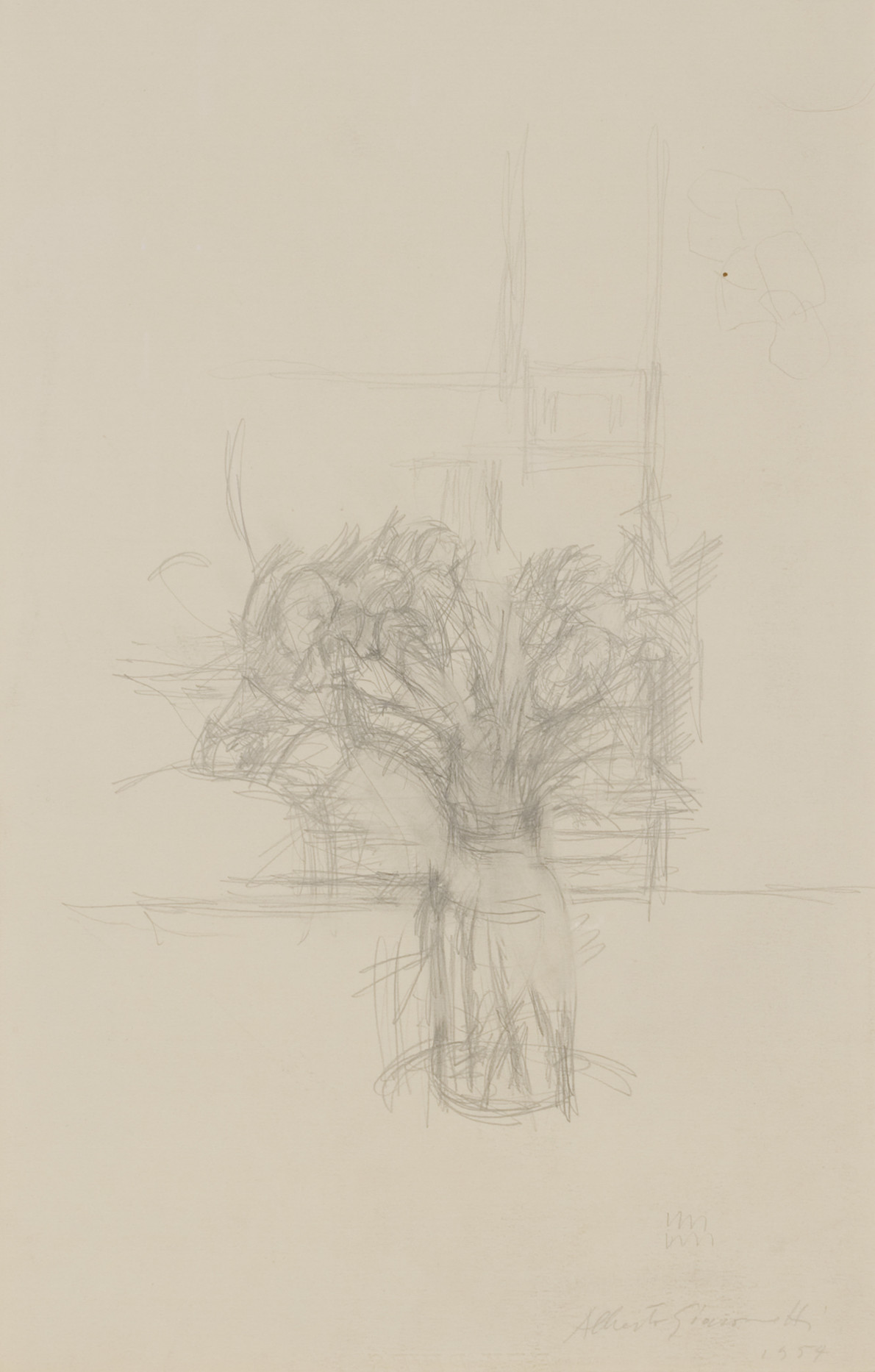 Alberto Giacometti, Nature morte aux fleurs, 1954