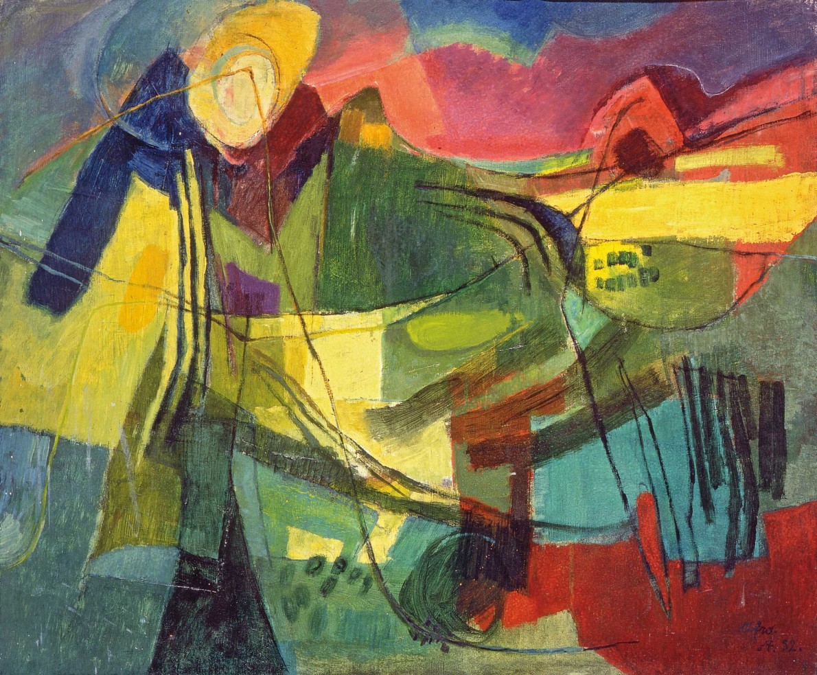 Afro, Figura Distesa, 1952