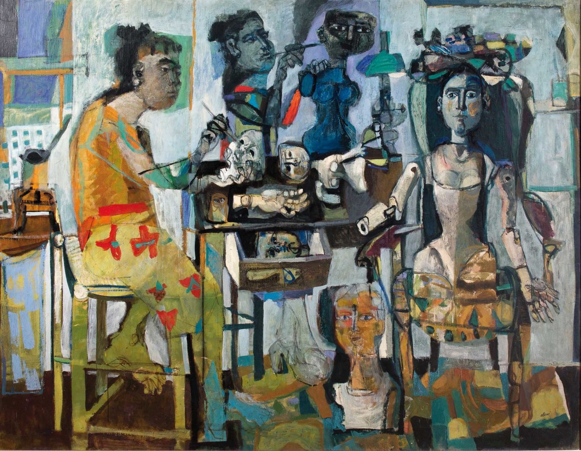 Antoni Clavé, Mannequins (The Dollmakers), 1950