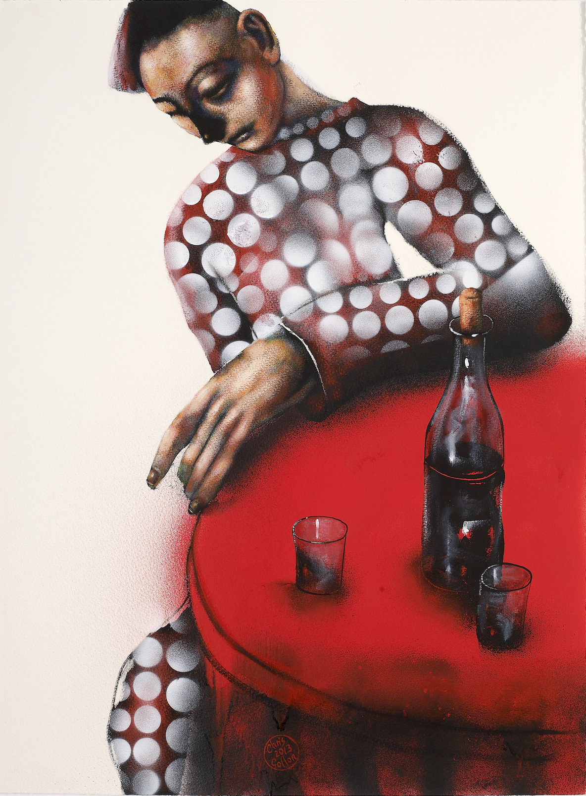 'One Too Many Perhaps' by Chris Gollon (1953 - 2017), Newly available