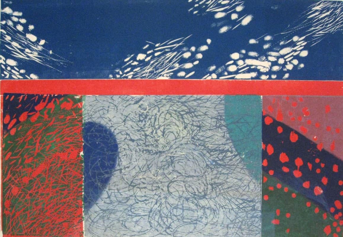 高感度ショップで2023年売れたブランド Naoko Matsubara, Tibetan Sky E 7/25, 1986 | Abbozzo Gallery 絵画