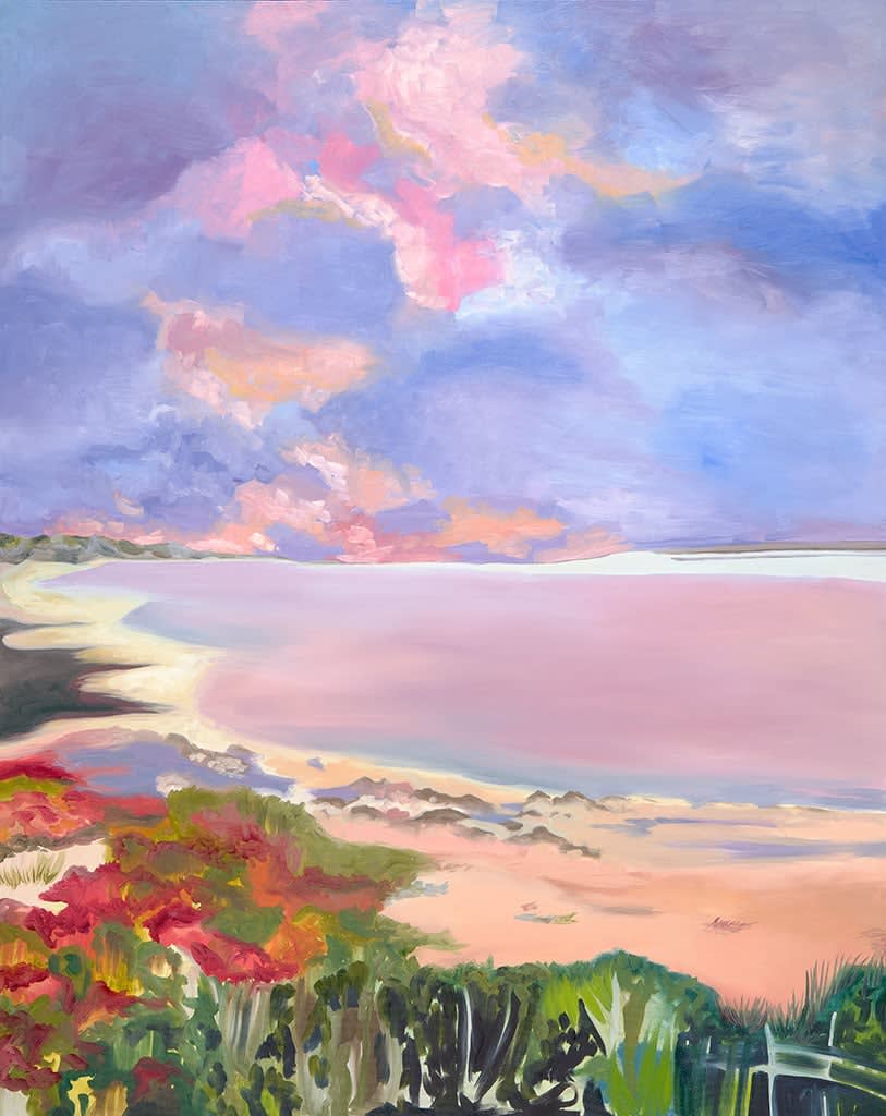 Adele Gilani Pink Lake 2018 Adele Gilani Art Gallery