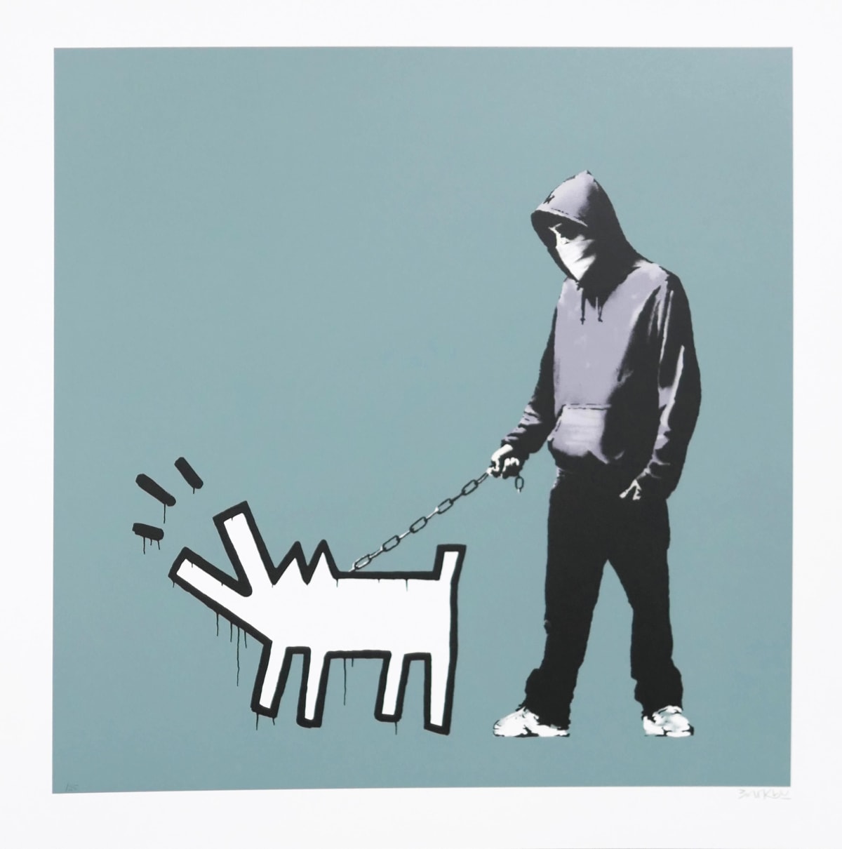 Choose our weapon slate banksy print for sale