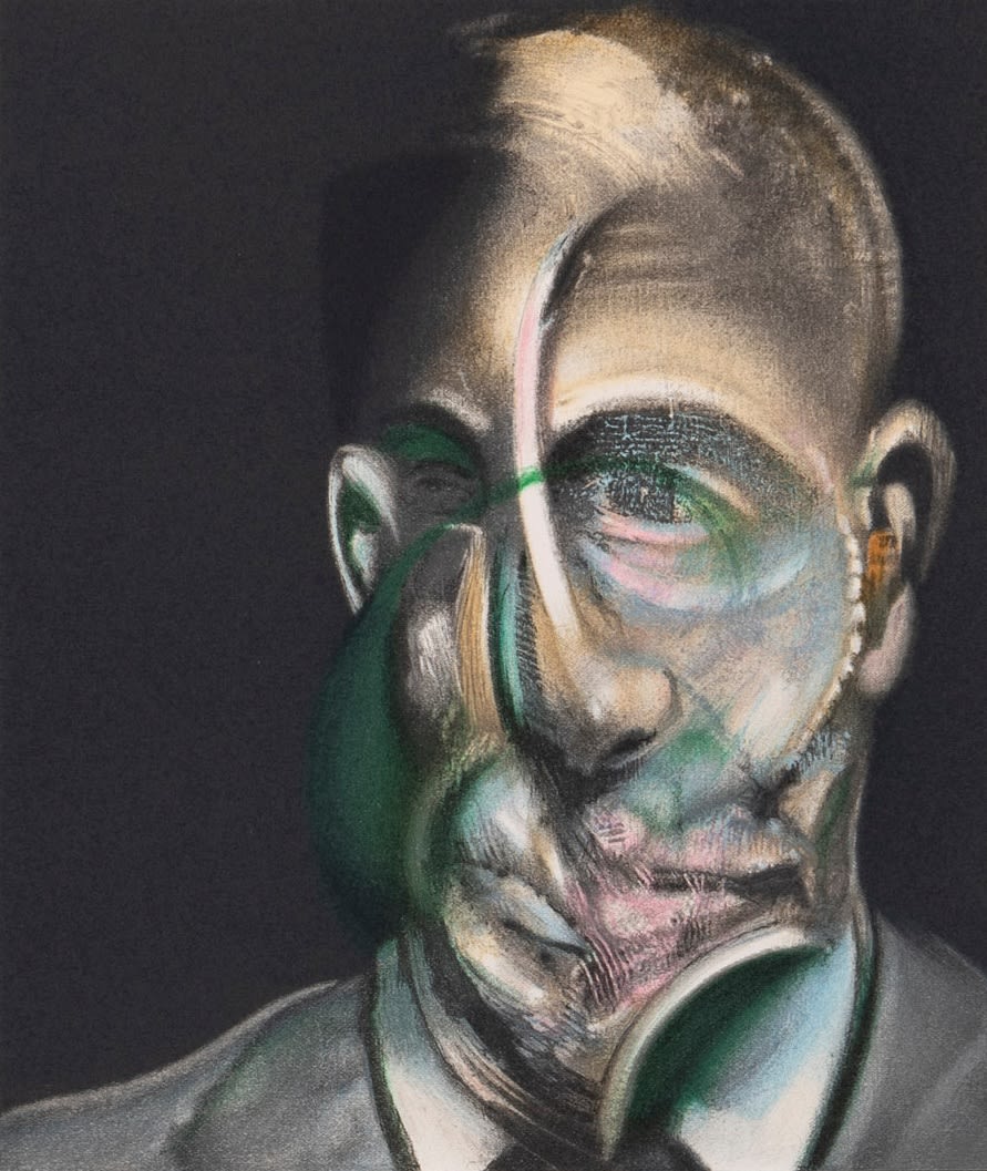 Francis Bacon, after portrait of Michel Leiris, (1976), 1990
