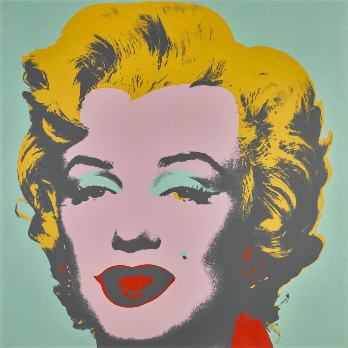 豪華 Poster 1967 Marilyns, Ten by 額縁 - McGaw & King | Warhol Andy コレクション