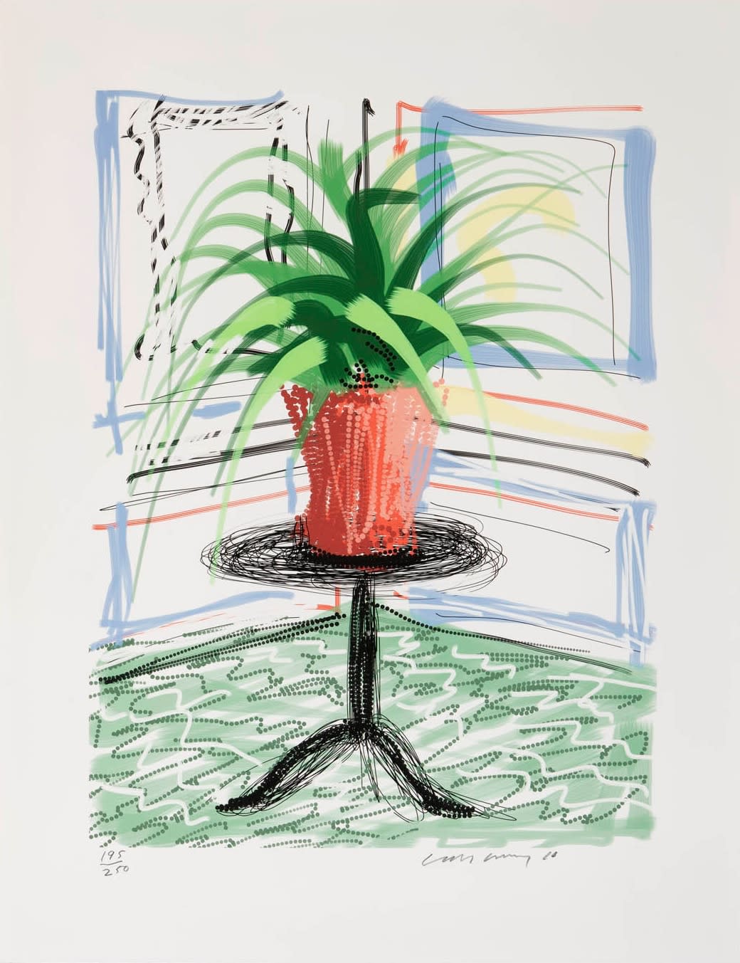 特別額装品/Me Draw on Ipad/デビット ホックニー david hockney: me draw on iPad