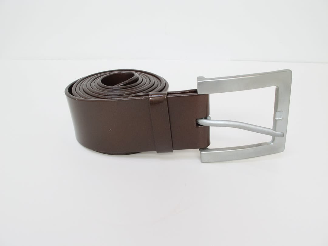 Jim Lambie Belt Buckle MS Brown 2011 Anton Kern Gallery