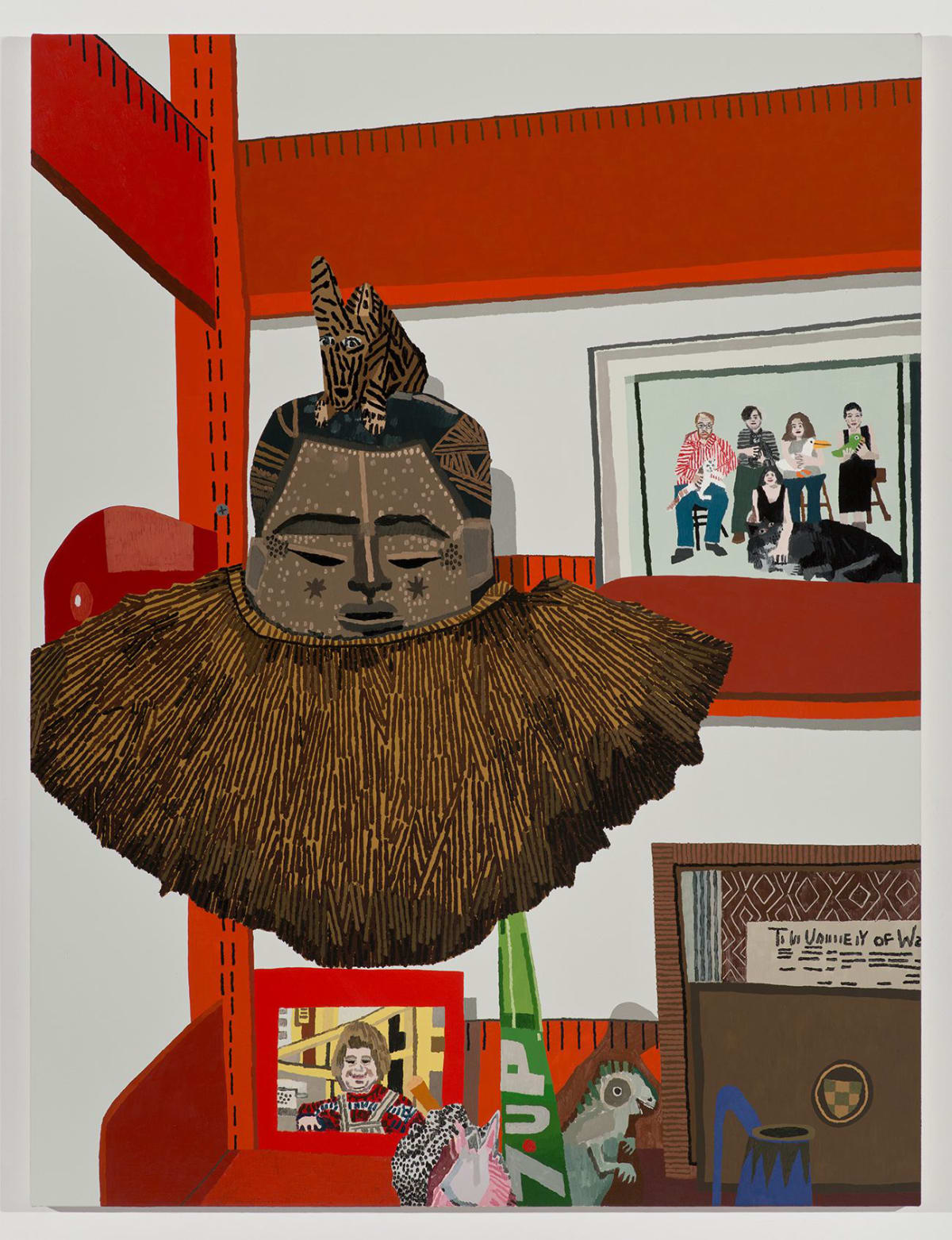Jonas Wood Robot and Bear Poster | Gagosian Shop