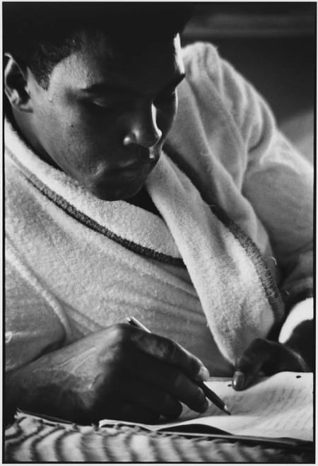 Gordon Parks Muhammad Ali Writes A Letter London England 1966 Arnika Dawkins Gallery
