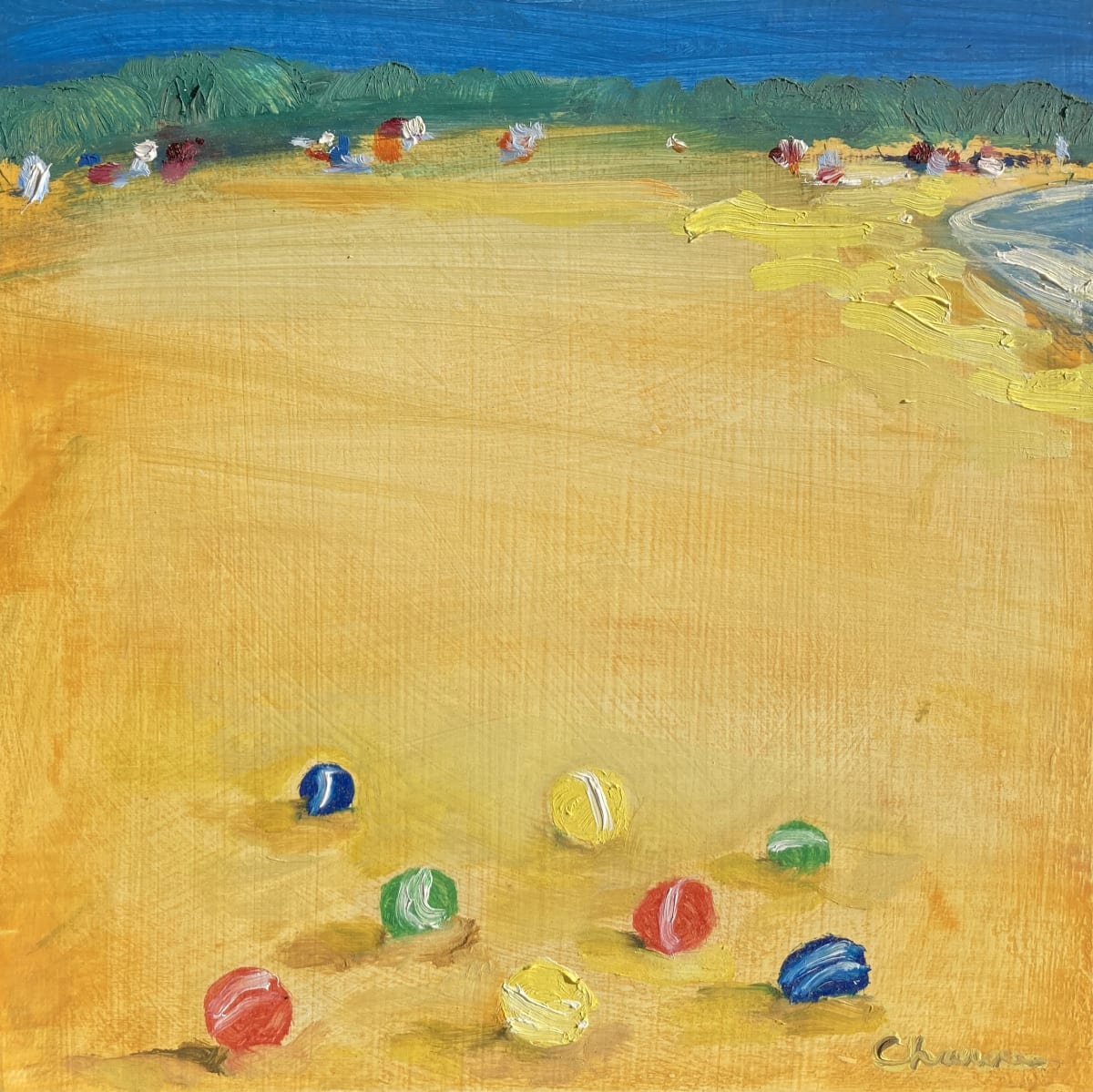 Bocce Ball on Popham Beach, 2020